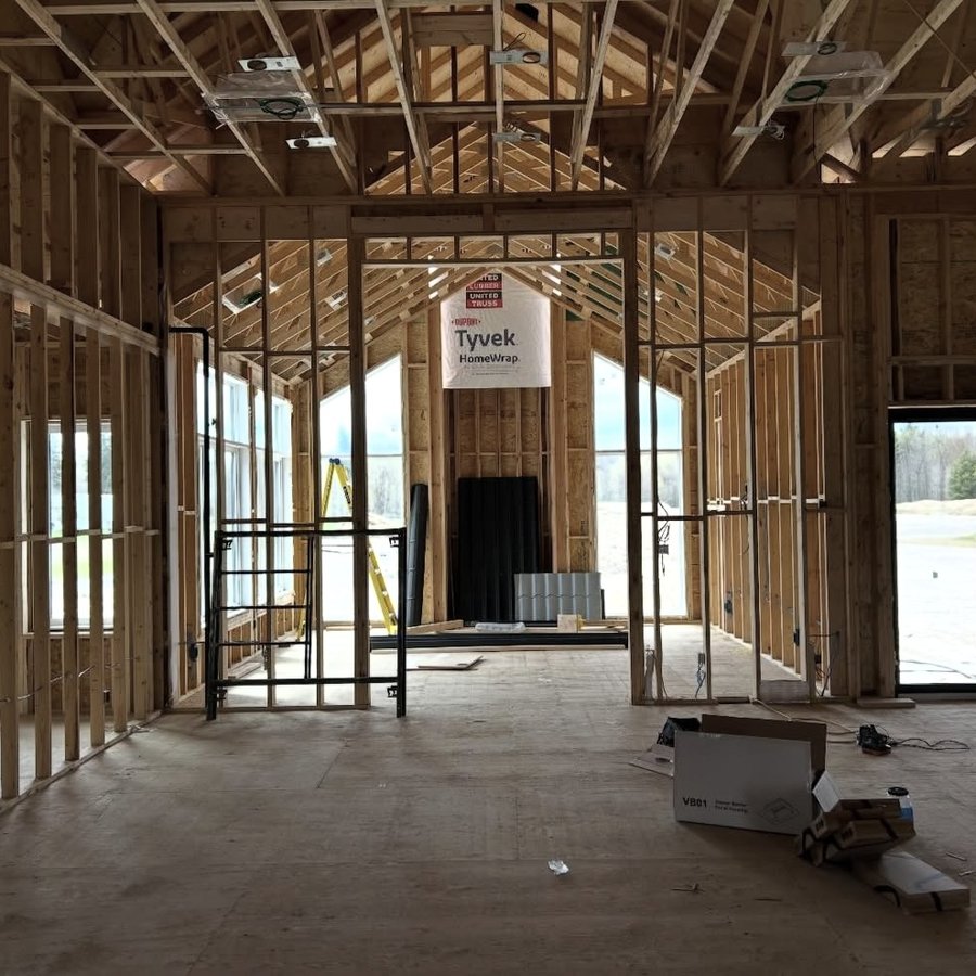 Rough-in before drywall